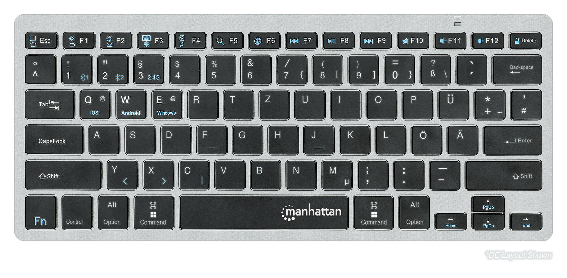 Ultra Slim Dual-Mode Wireless Keyboard Image 9