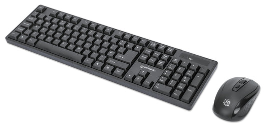 Wireless USB Keyboard and Optical Mouse Combo Set Image 1