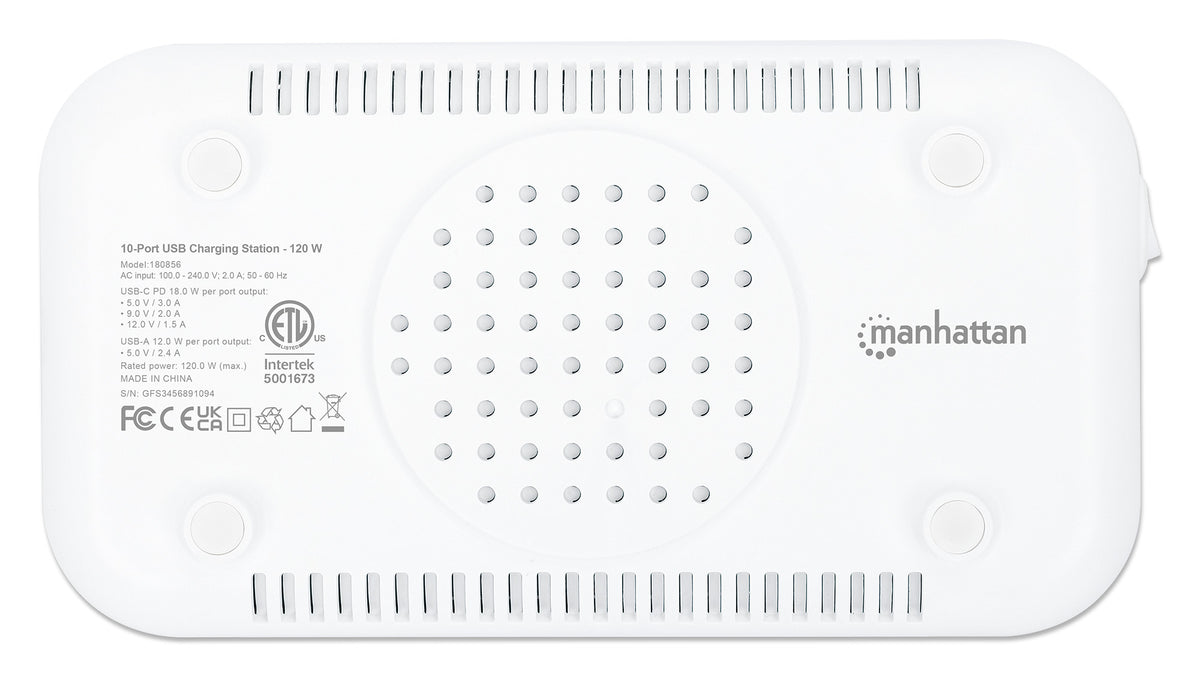 10-Port USB Power Delivery Charging Station - 120 W Image 8