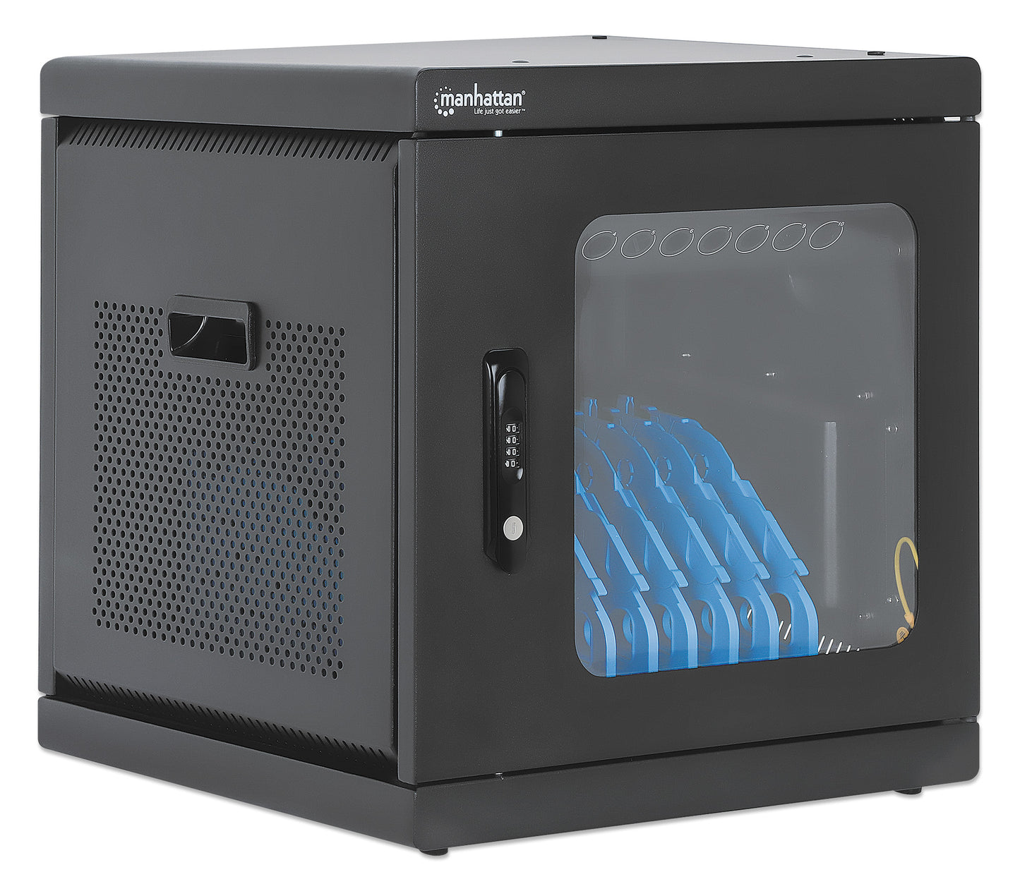 EU 10-Port AC Desktop Charging Cabinet Image 3