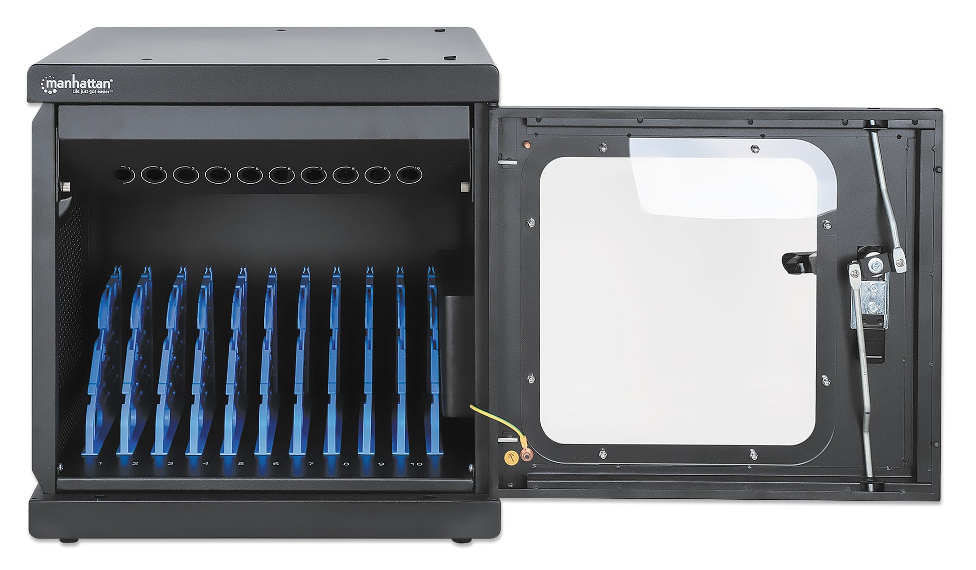 EU 10-Port AC Desktop Charging Cabinet Image 8