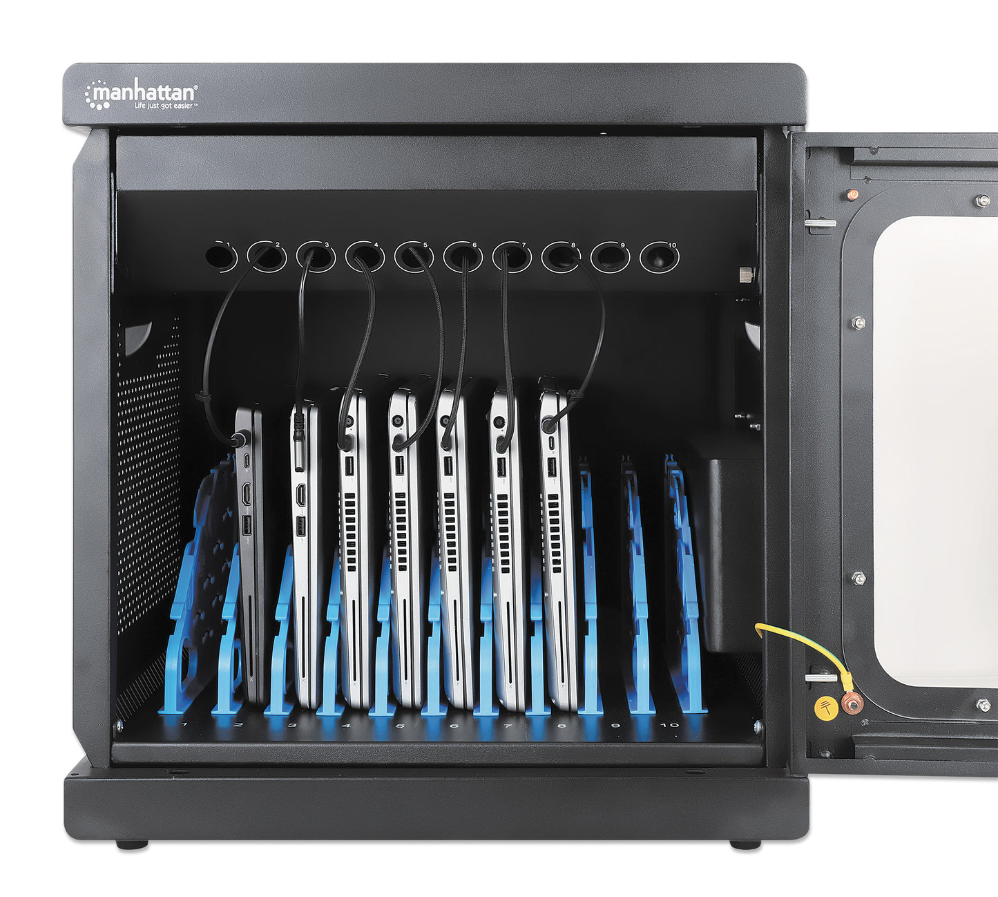 EU 10-Port AC Desktop Charging Cabinet Image 9