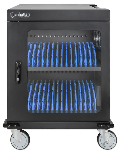 US 32-Port AC Charging Cart Image 4