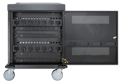 US 32-Port AC Charging Cart Image 7
