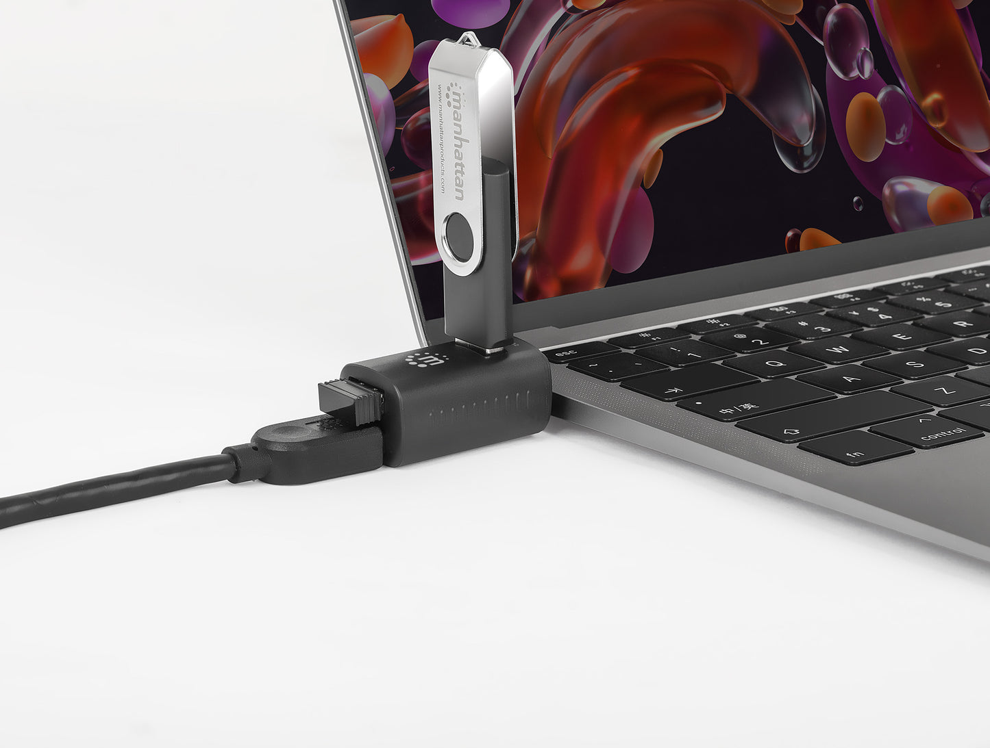 3-Port USB 3.0 / 2.0 Type-C Combo Mini Hub Image 3