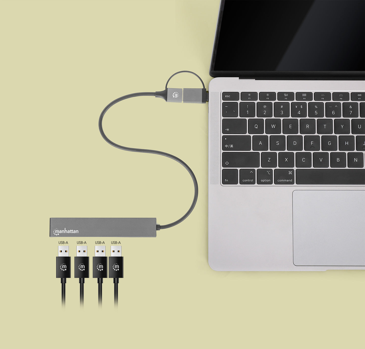 4-Port USB 3.0 Type-C / Type-A Combo Hub Image 7