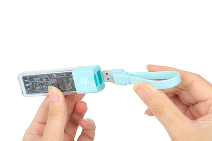 Transparent 4-Port USB 3.0 Type-C / Type-A Combo Hub Image 7