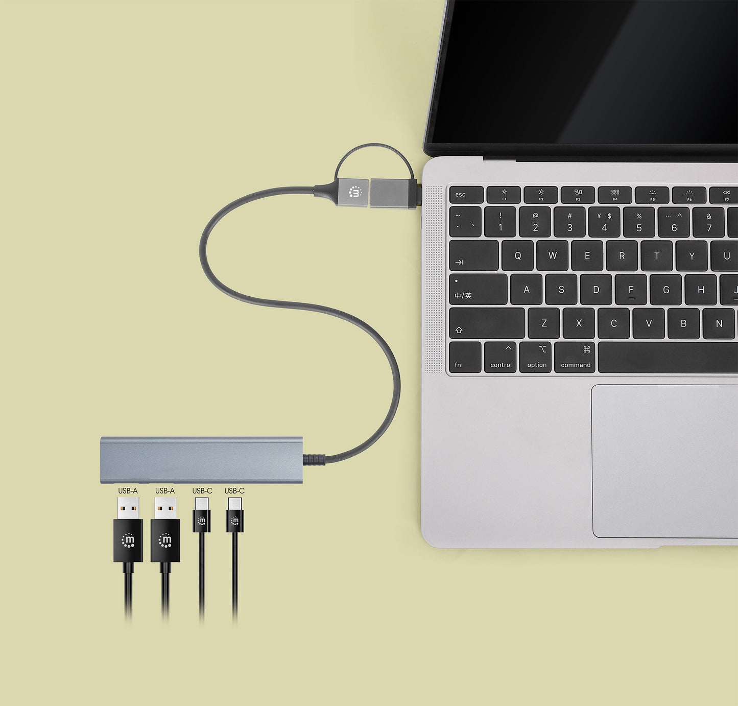 4-Port USB 3.0 Type-C / Type-A Combo Hub 2x2 Image 7