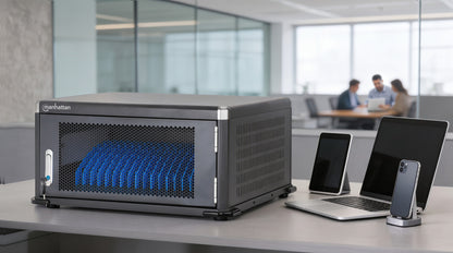 EU 20-Bay AC Charging Cart Image 15