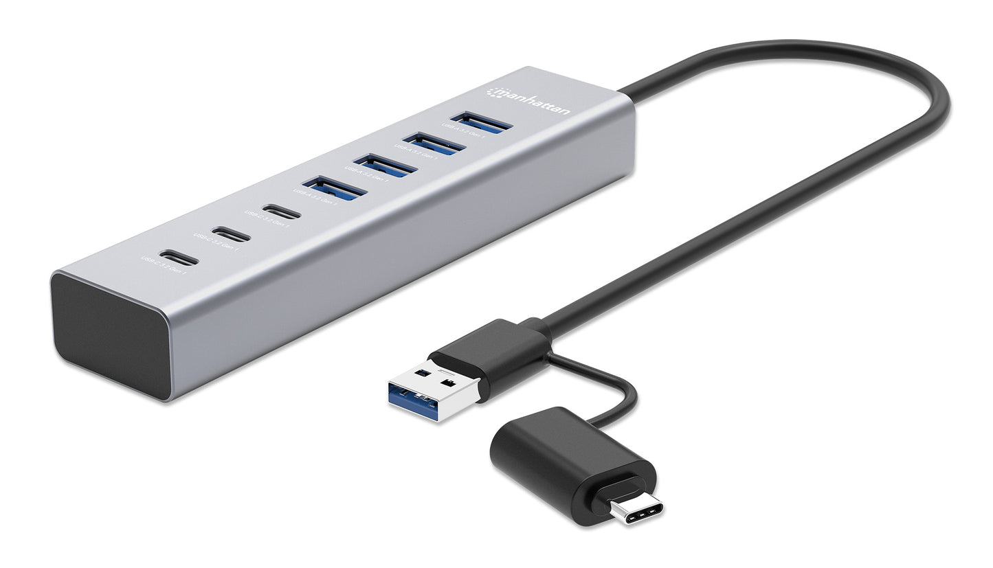 7-Port USB 3.0 Type-C / Type-A Combo Hub 3+4 Image 1
