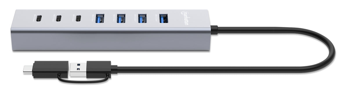 7-Port USB 3.0 Type-C / Type-A Combo Hub 3+4 Image 5