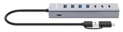 7-Port USB 3.0 Type-C / Type-A Combo Hub 3+4 Image 9