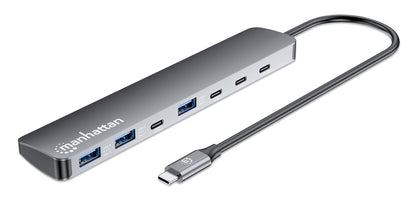 7-Port 10G/5G USB-C / USB-A Hub 4+3 with Power Delivery Image 1