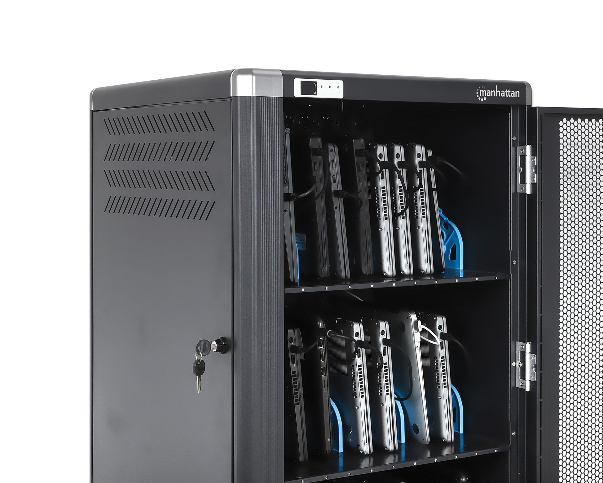 UK 30-Bay AC Charging Cart Image 12