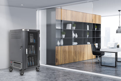 UK 30-Bay AC Charging Cart Image 2