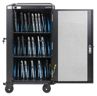 UK 30-Bay AC Charging Cart Image 3