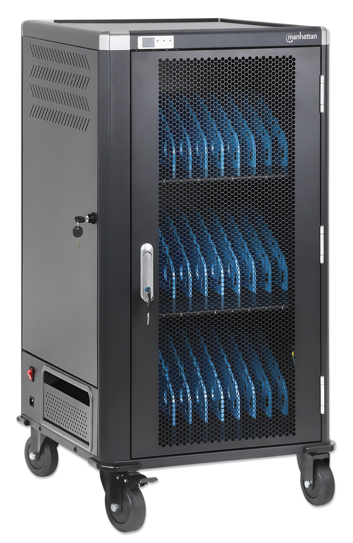 UK 30-Bay AC Charging Cart Image 4