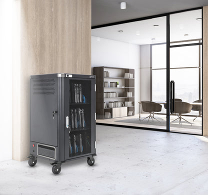 UK 30-Bay AC Charging Cart Image 5