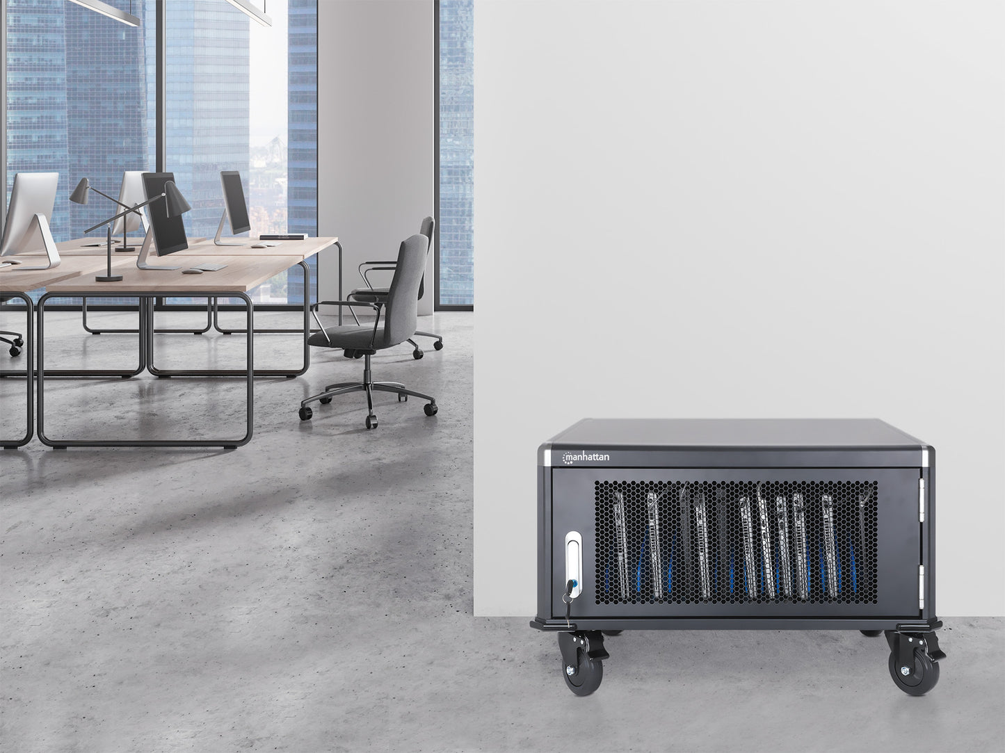 Thai 20-Bay AC Charging Cart Image 7