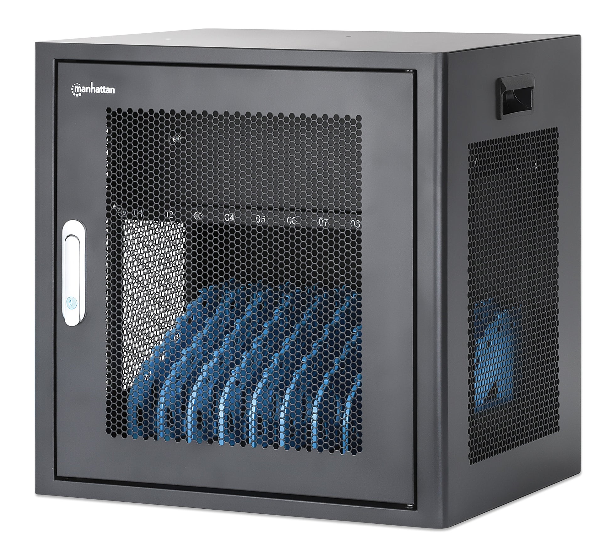 EU 10-Bay AC Desktop Charging Cabinet Image 1