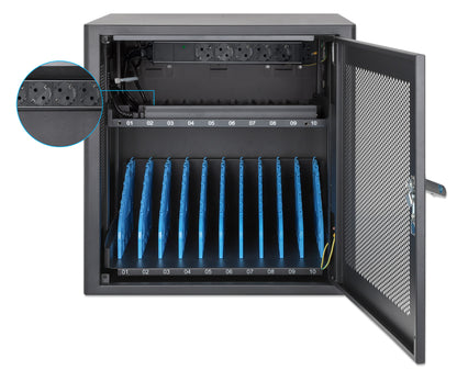 EU 10-Bay AC Desktop Charging Cabinet Image 8