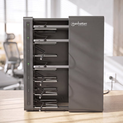 7-Port USB-C Desktop Charging Cabinet - 65W per Port Image 8
