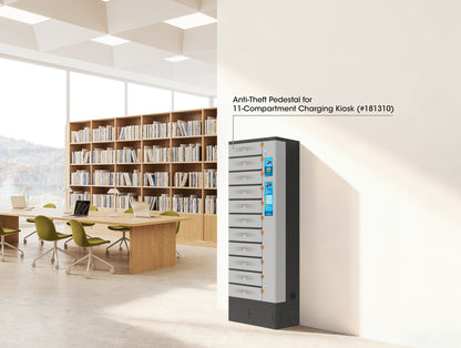 Anti-Theft Pedestal for 11-Compartment Charging Kiosk (#181310) Image 5