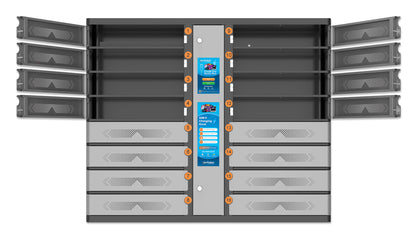 16-Compartment USB-C Charging Kiosk - 65W per Port Image 8