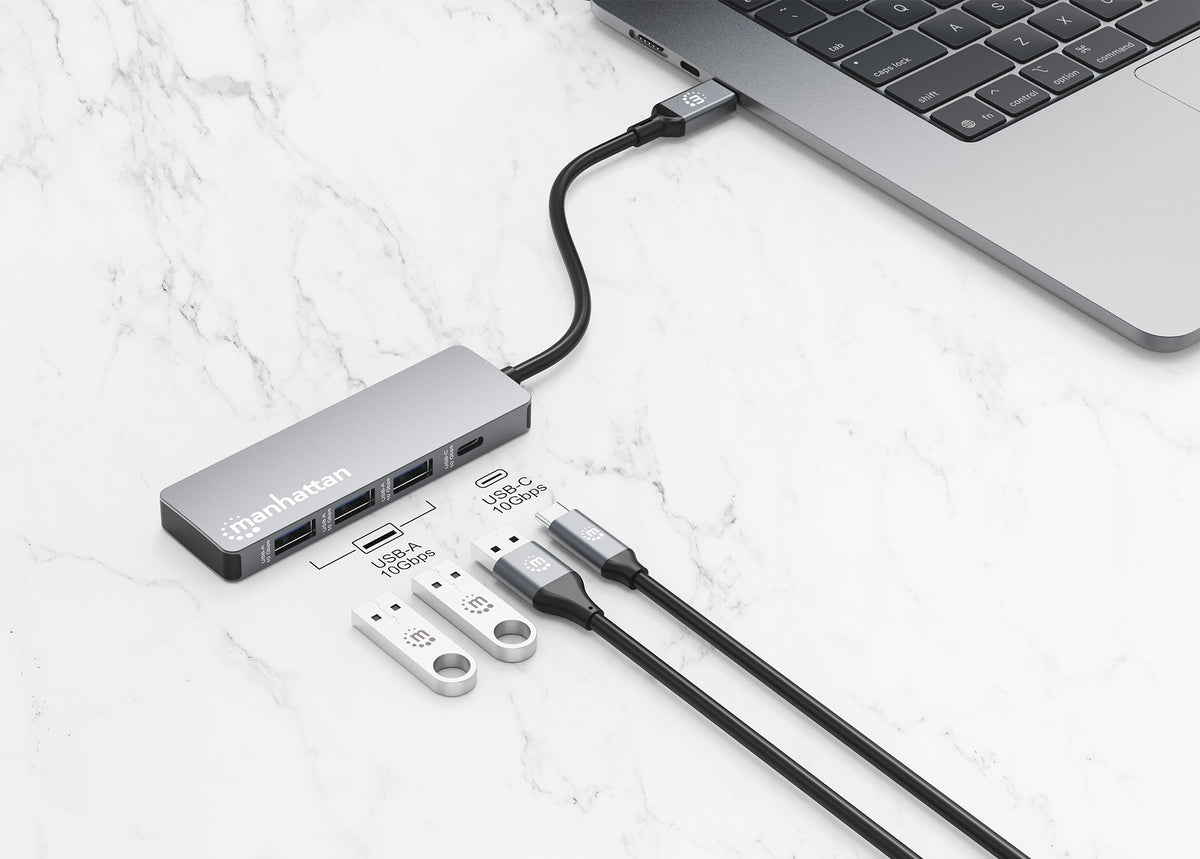 4-Port 10G USB-A / USB-C Combo Hub 3+1 Image 5