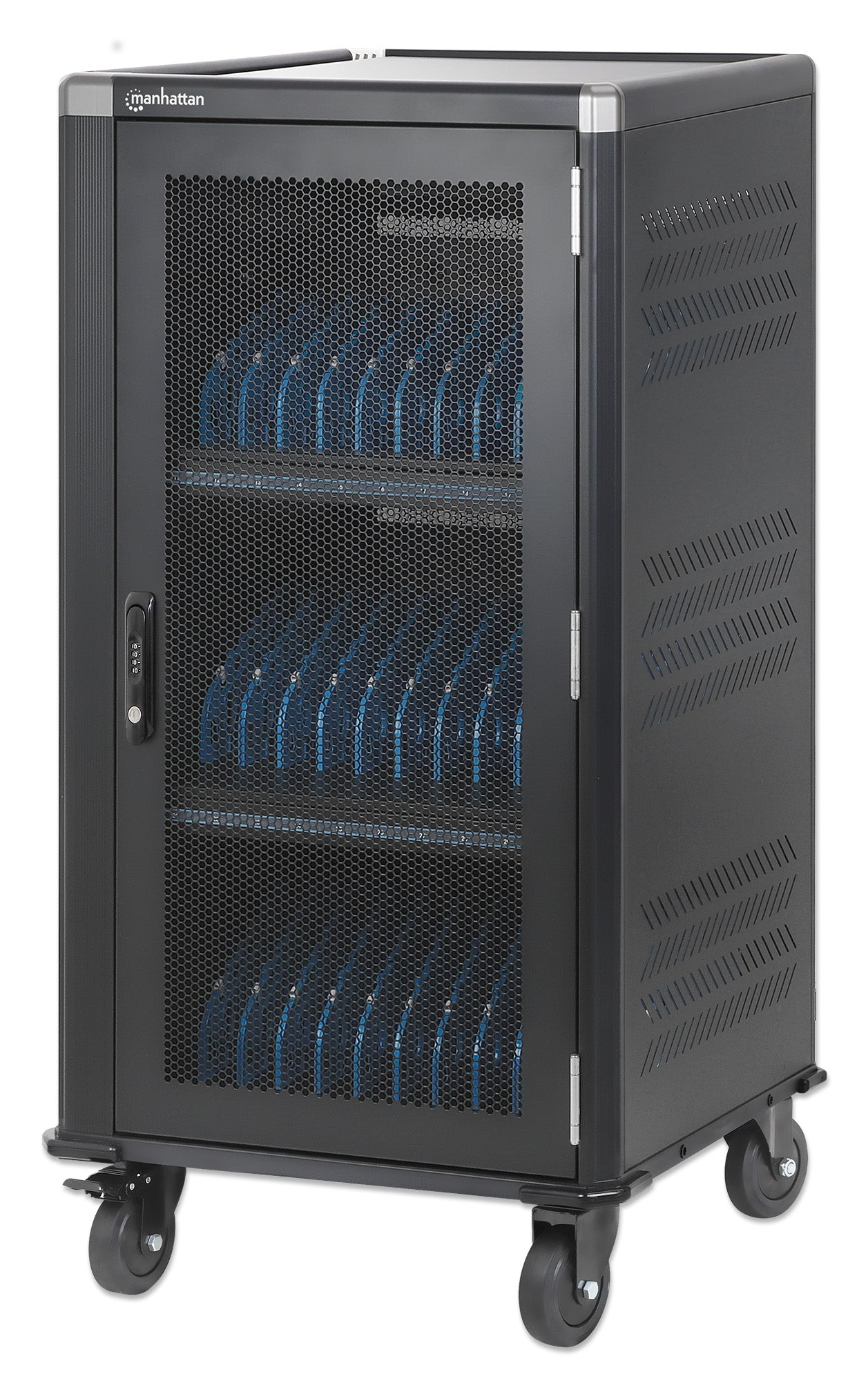 30-Port USB-C Charging Cart - 65W per Port Image 1