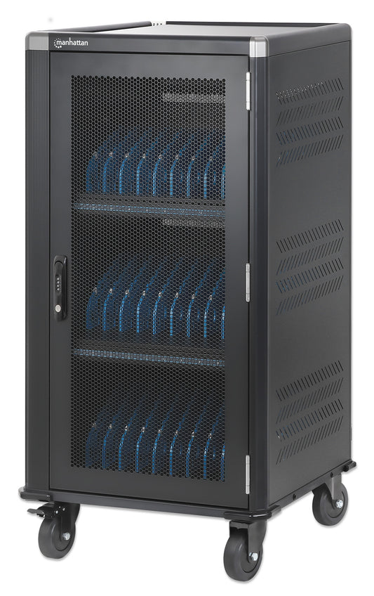30-Port USB-C Charging Cart - 65W per Port Image 1