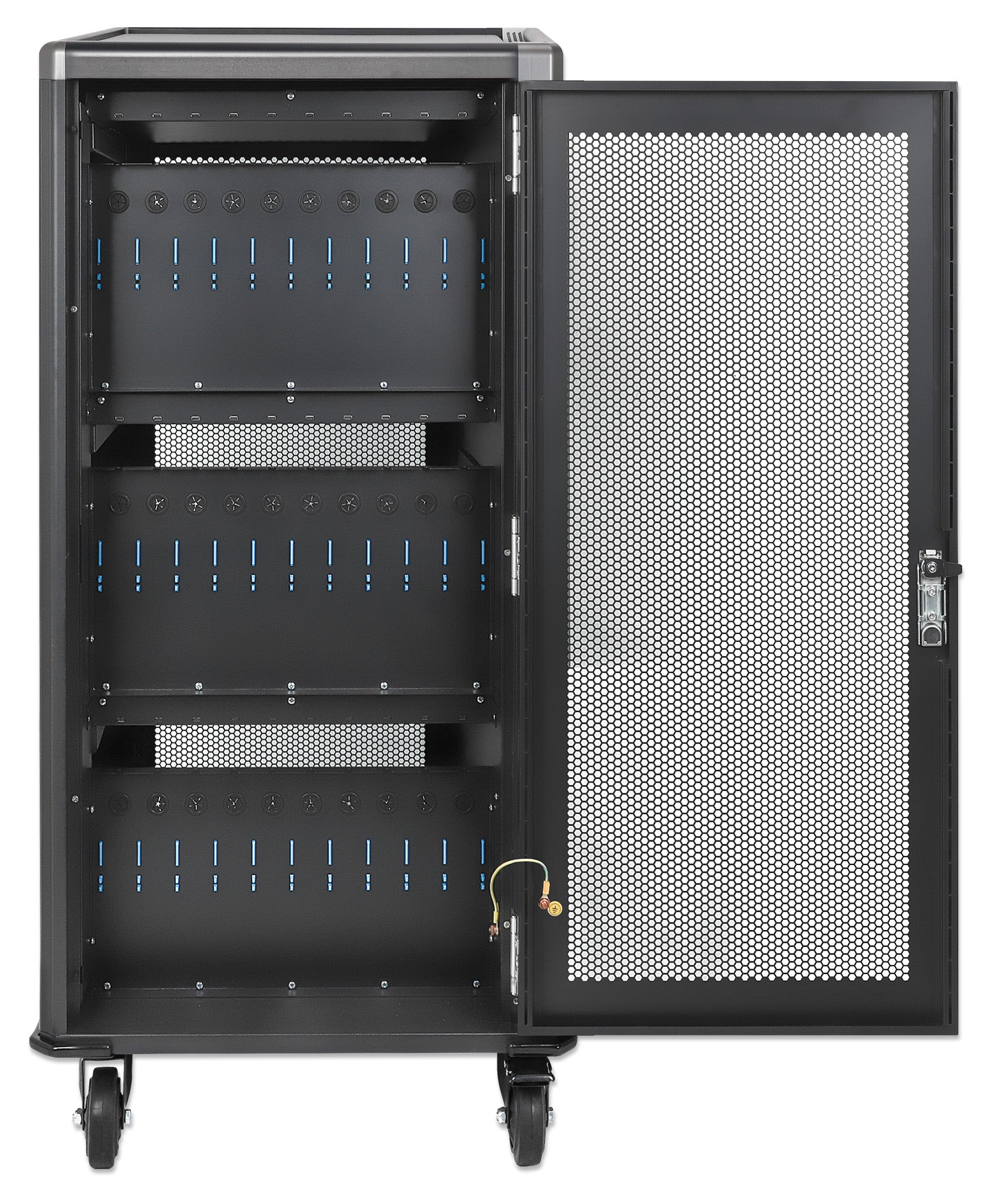 30-Port USB-C Charging Cart - 65W per Port Image 9