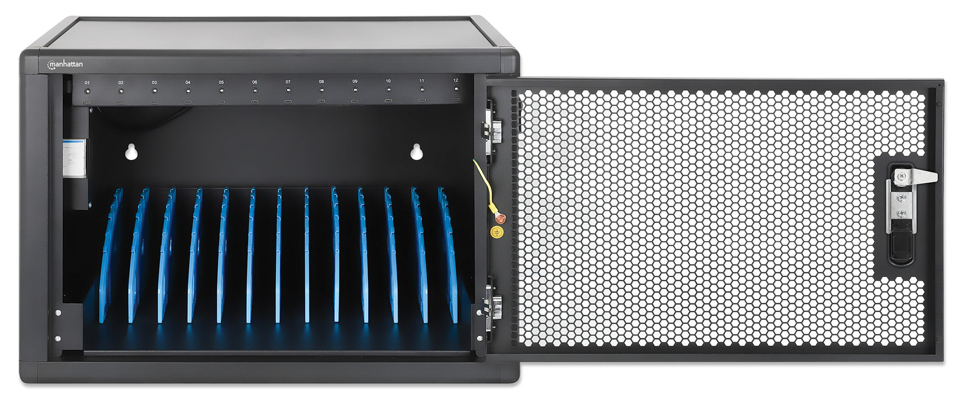 12-Port USB-C Desktop Charging Cabinet - 780 W Image 10