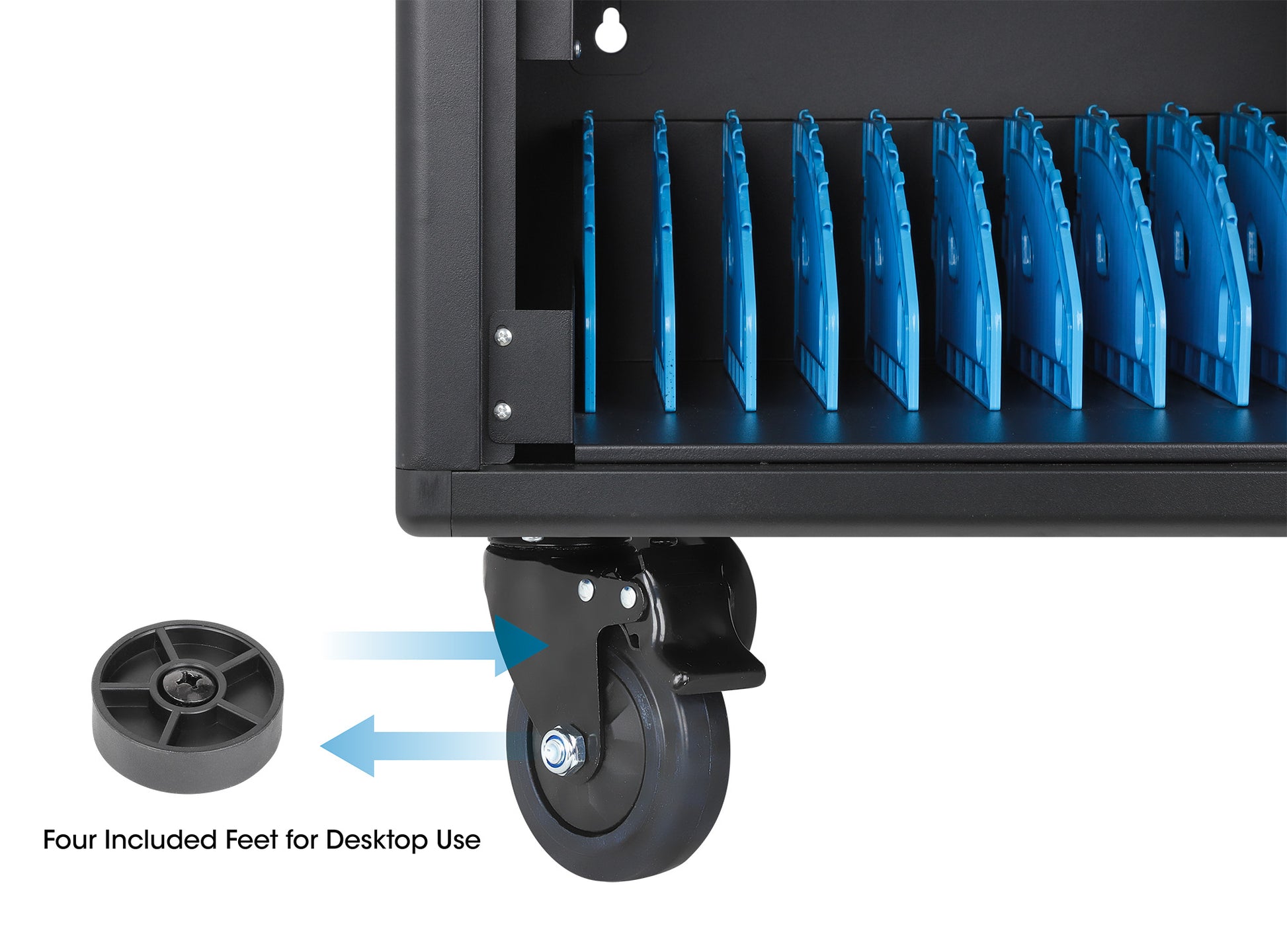 12-Port USB-C Desktop Charging Cabinet - 780 W Image 13