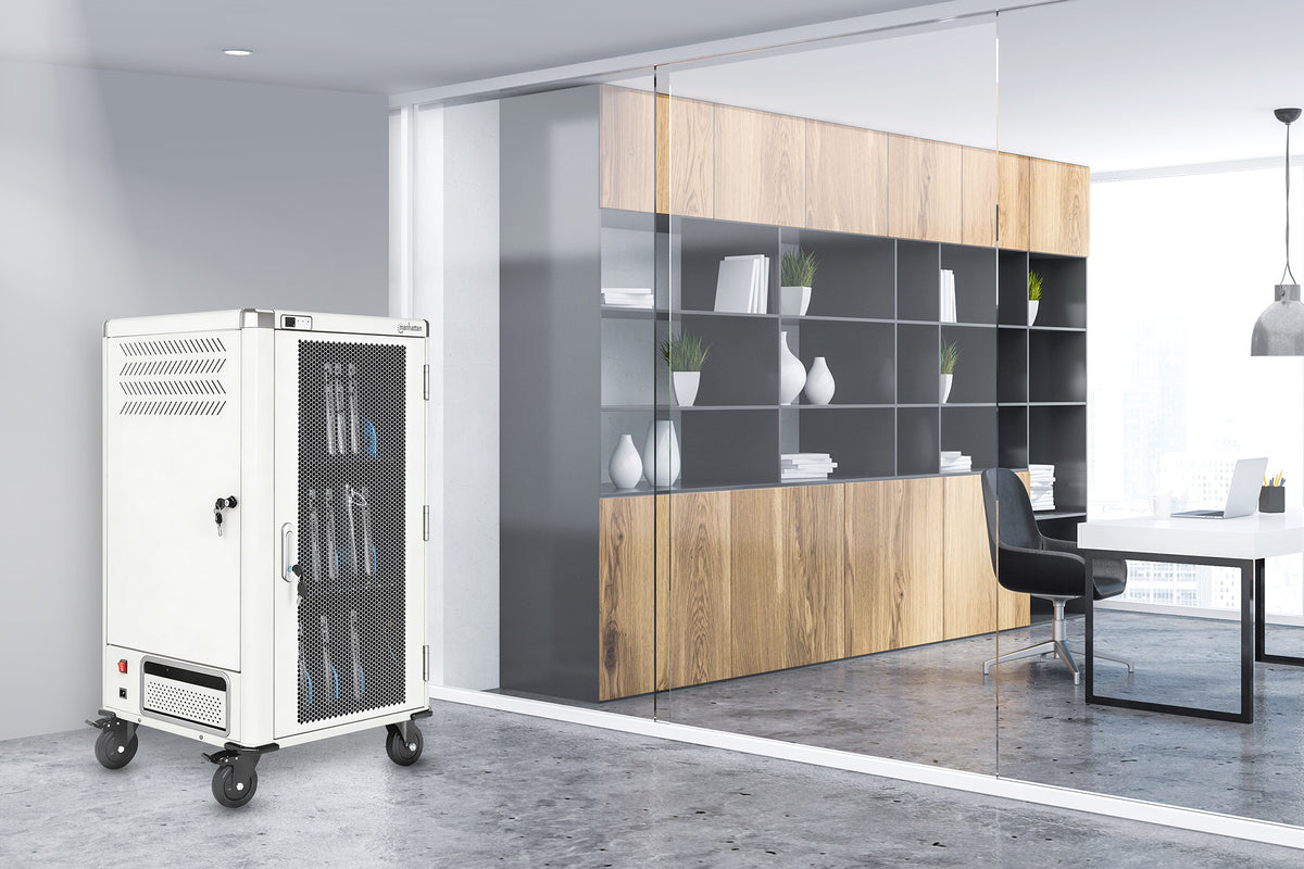 UK 30-Bay AC Charging Cart Image 2
