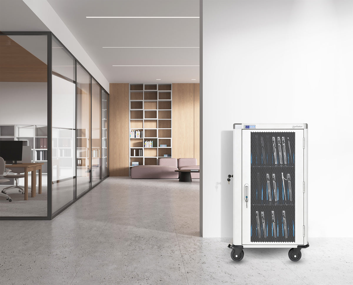 UK 30-Bay AC Charging Cart Image 7