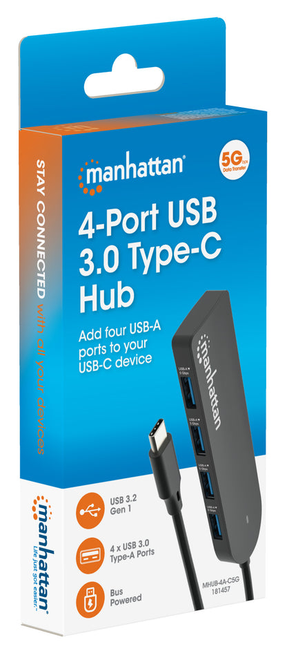 4-Port USB 3.0 Type-C Hub Packaging Image 2