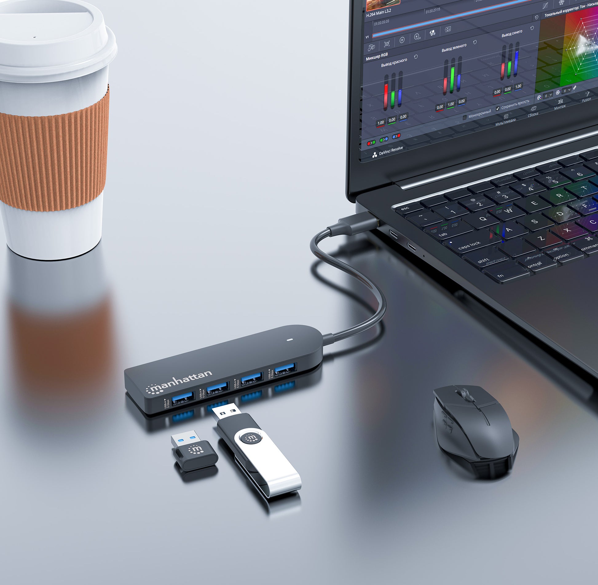4-Port USB 3.0 Type-C Hub Image 5