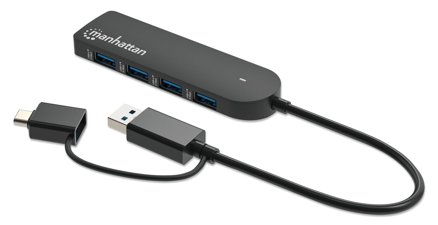 4-Port USB 3.0 Type-C / Type-A Combo Hub Image 4