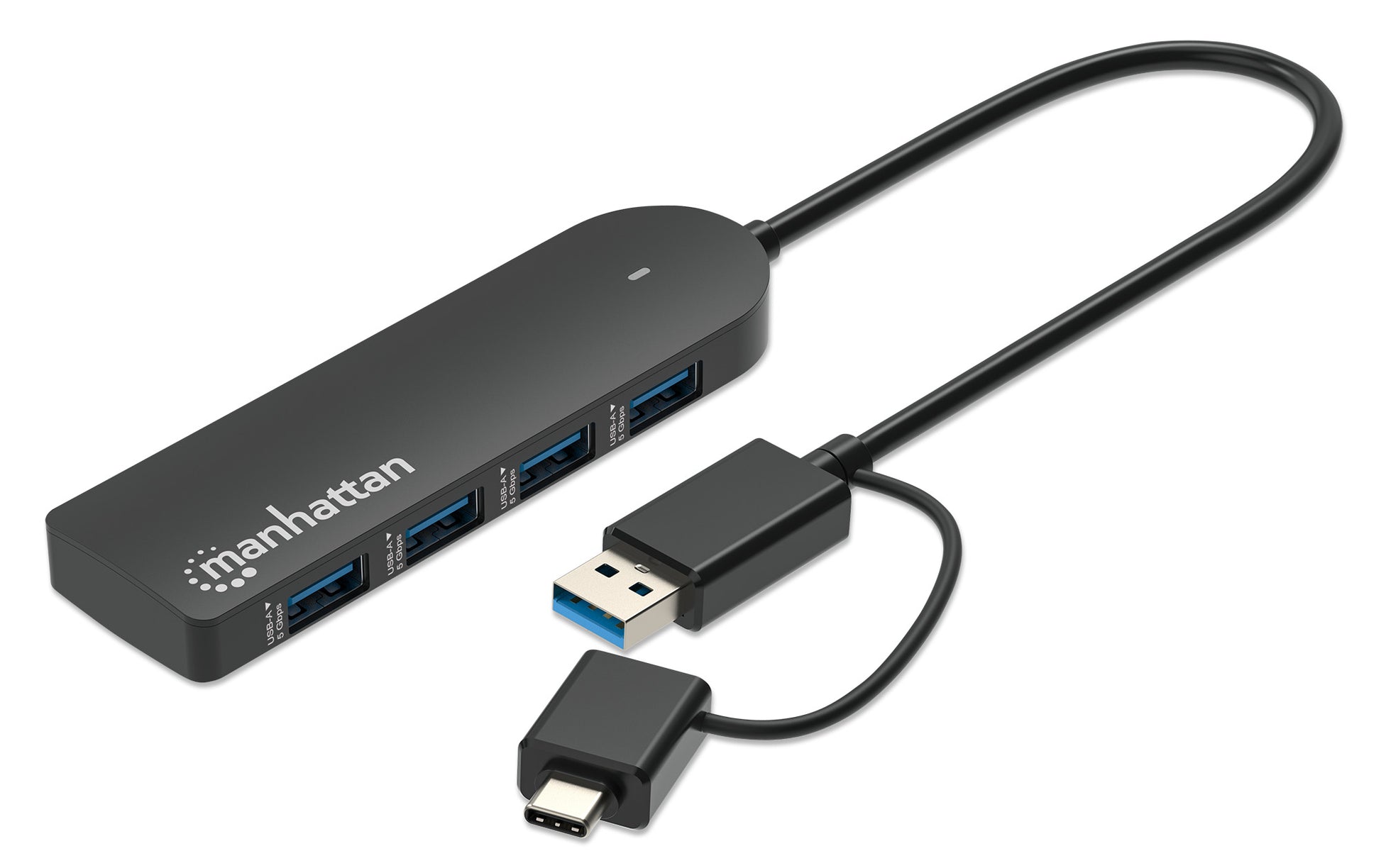 4-Port USB 3.0 Type-C / Type-A Combo Hub Image 1