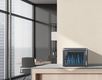 10-Port USB-C Desktop Charging Cabinet - 30W per Port Image 5