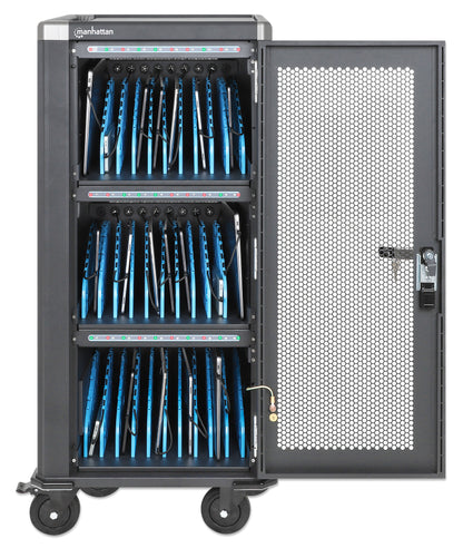 30-Port USB-C Charging Cart - 30W per Port Image 3
