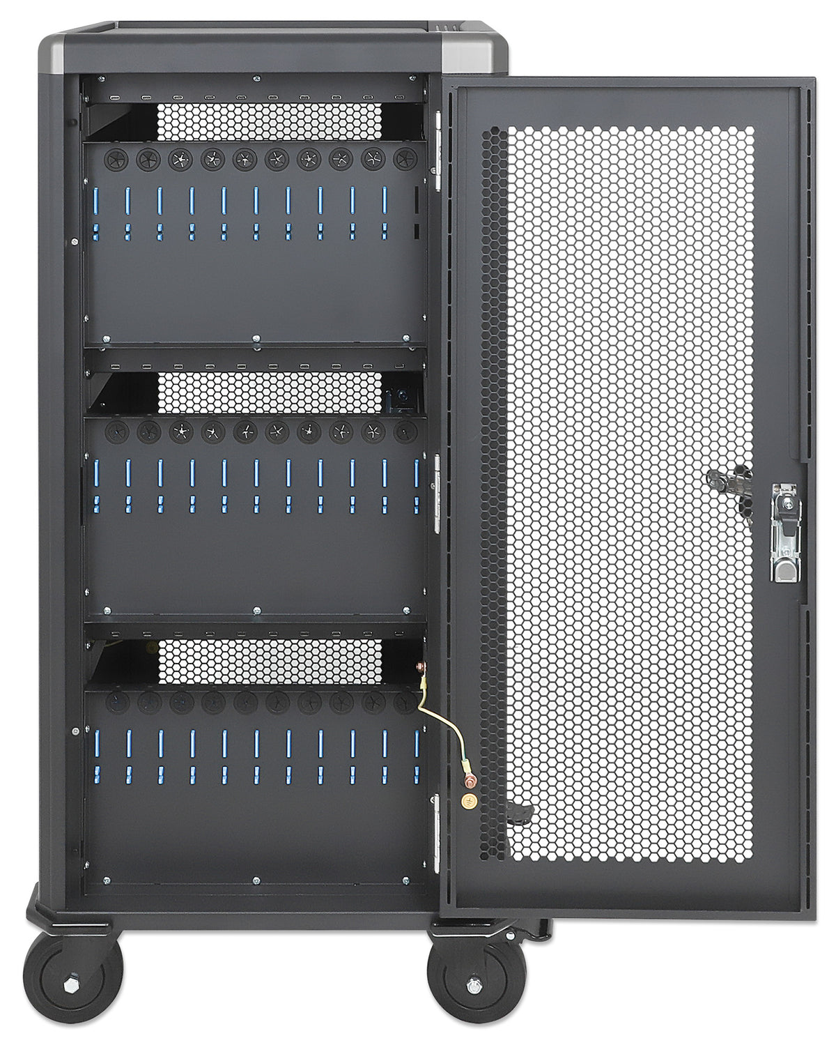 30-Port USB-C Charging Cart - 30W per Port Image 9