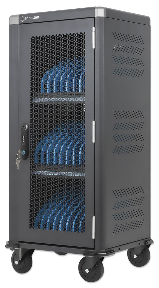 30-Port USB-C Charging Cart - 30W per Port Image 1