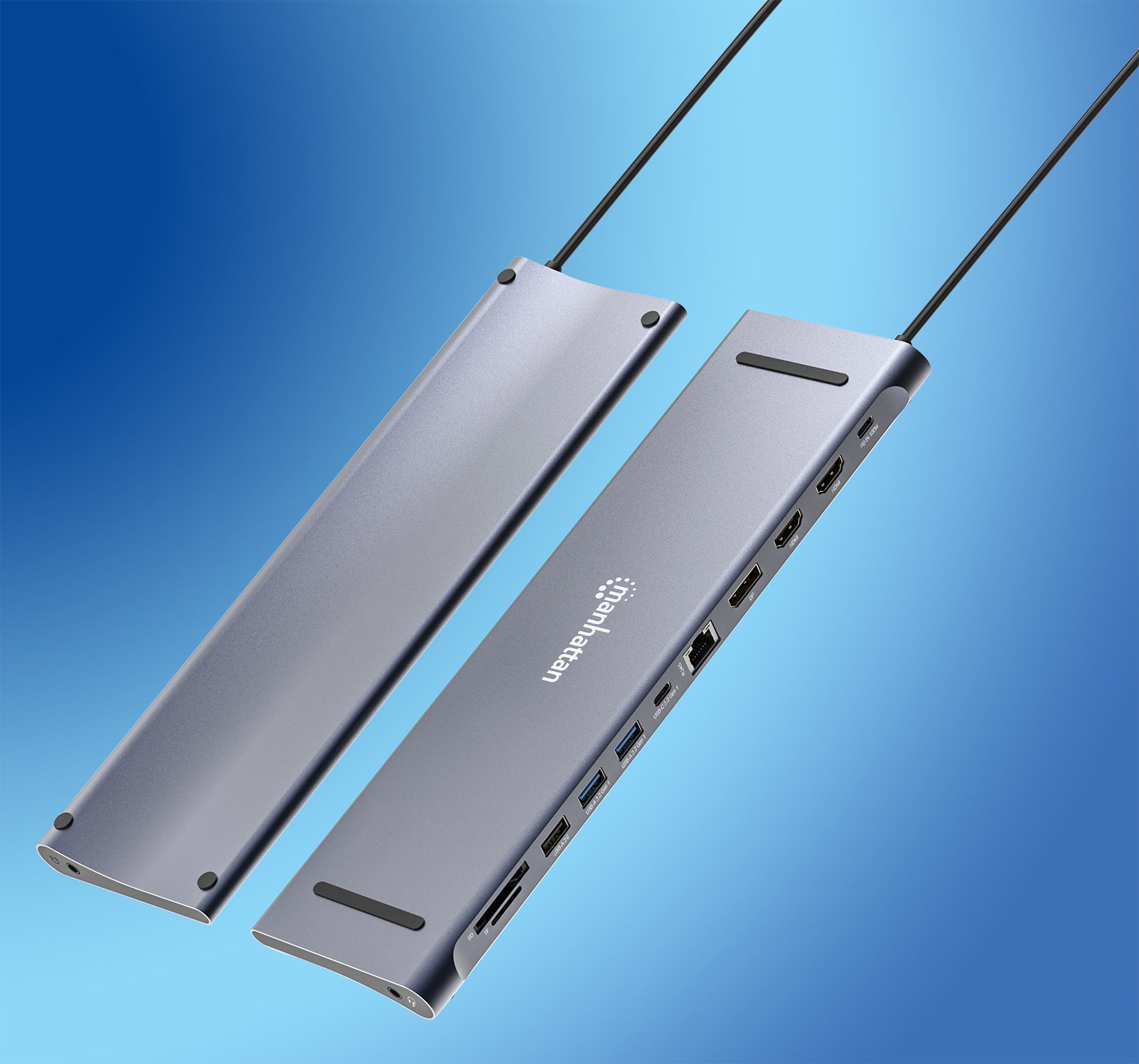 USB-C PD 12-in-1 Triple Monitor 4K Docking Station / Multiport Hub Image 7