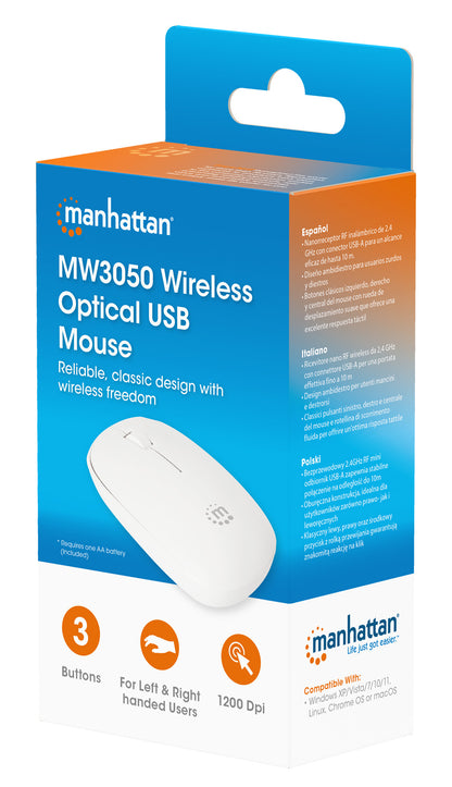 MW3050 Wireless Optical USB Mouse Packaging Image 2