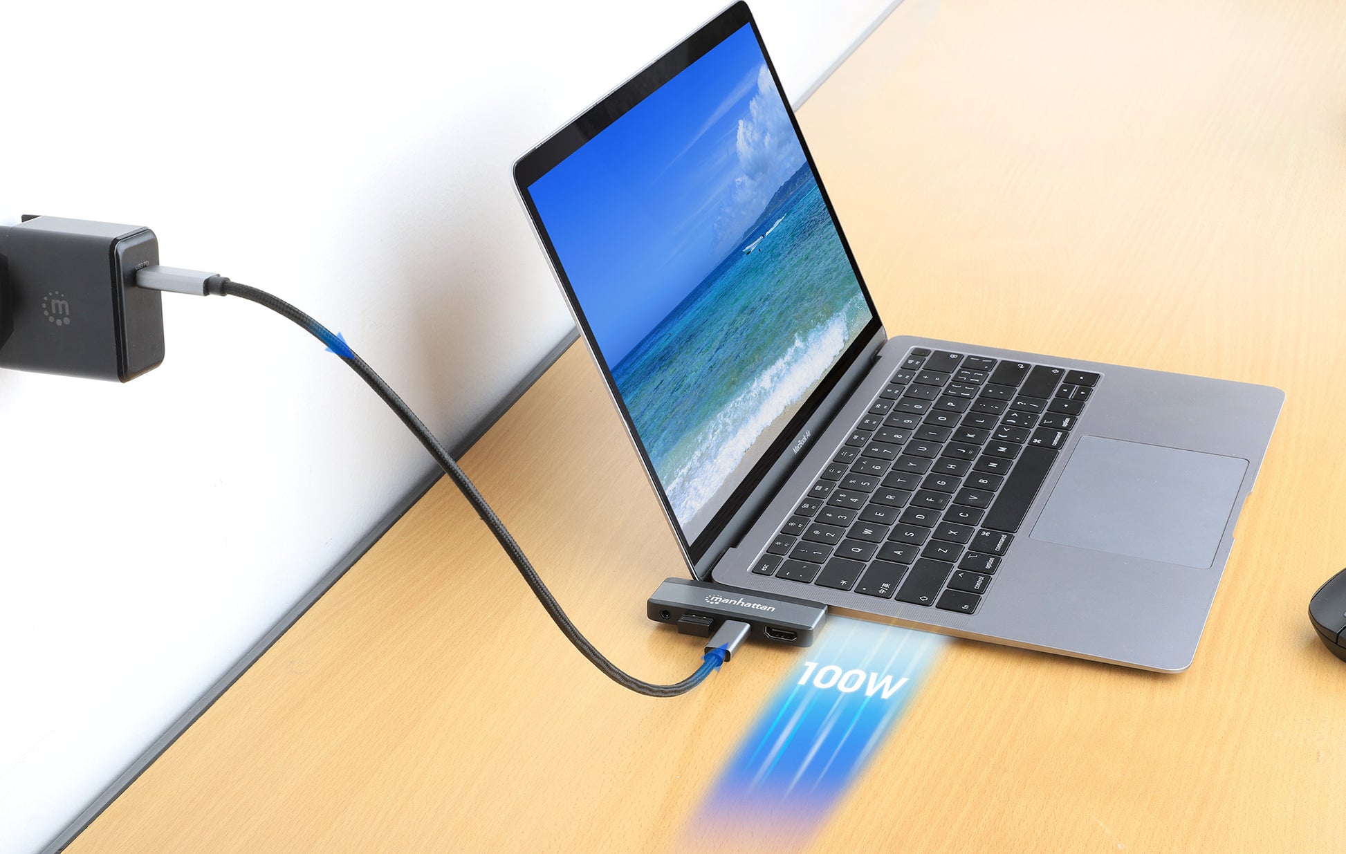 USB-C PD to HDMI 4-in-1 Travel Docking Station for Tablet, Phone, and Laptop Image 11