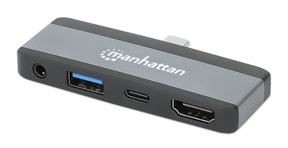 USB-C PD to HDMI 4-in-1 Travel 4K Docking Station for Tablet, Phone, and Laptop Image 1