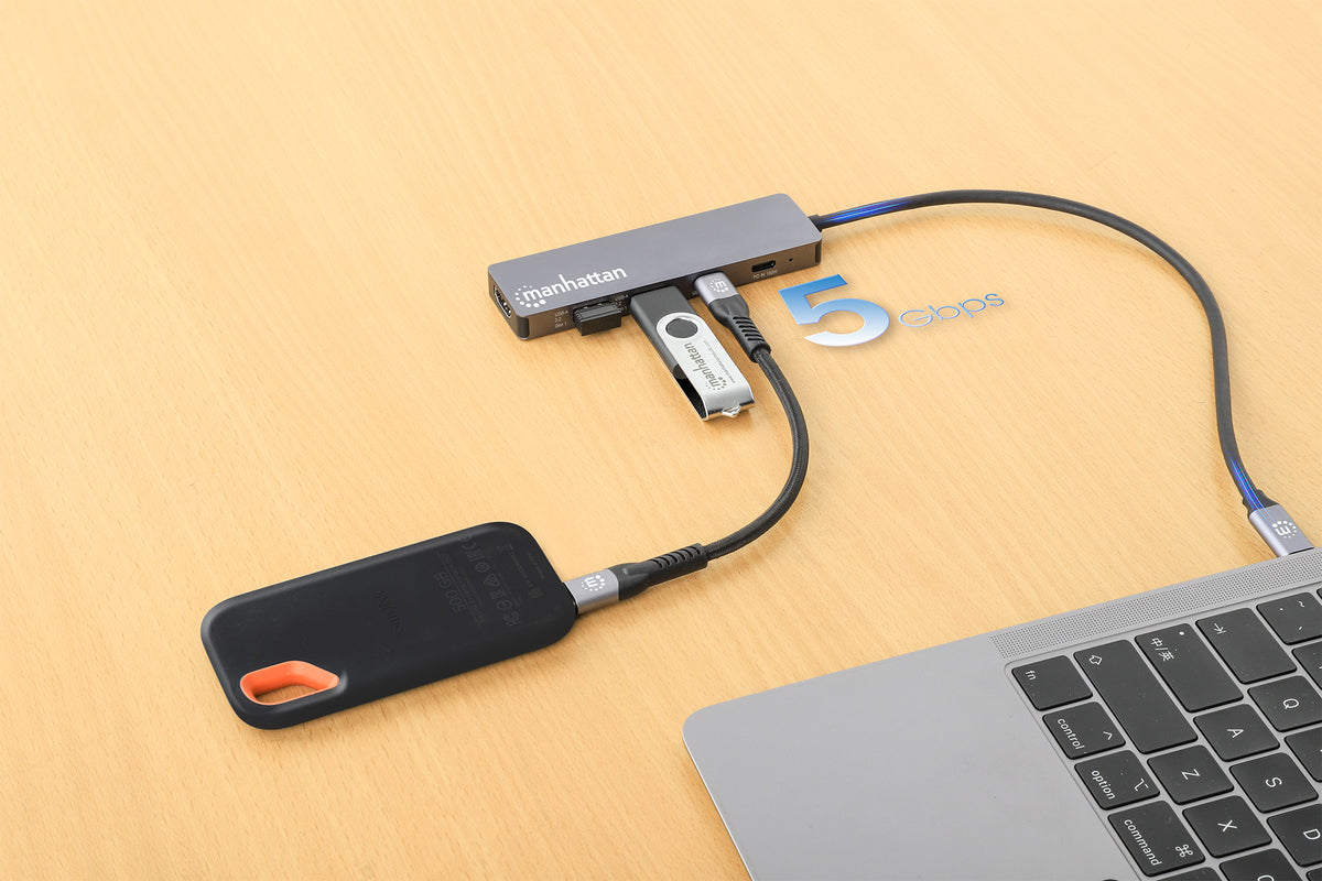 USB-C PD 5-in-1 HDMI 4K Docking Station / Multiport Hub Image 4