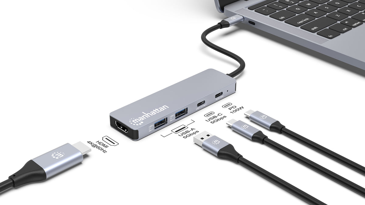 USB-C PD 5-in-1 HDMI 4K Docking Station / Multiport Hub Image 8